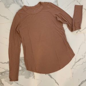 Aerie real Soft long-sleeve Ribbed Top sz S